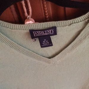 100% CASHMERE LANDS END SWEATER
